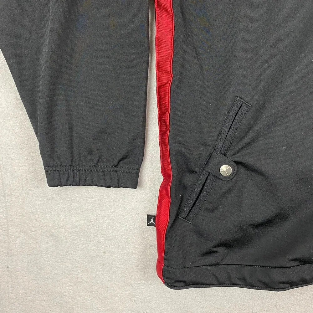 Jordan Jacket Mens XXL Full Zip Windbreaker black 356039-010 Jumpman Logo Rare